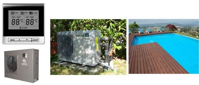 Bomba de Calor para Aquecimento de Piscinas Exteriores